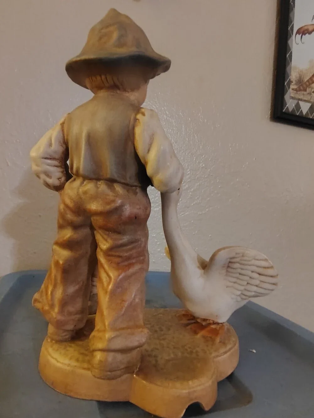 Charming Vintage 70's-80's Holland Mold Hand-Painted Ceramic Figurine Set! 🌾🦆